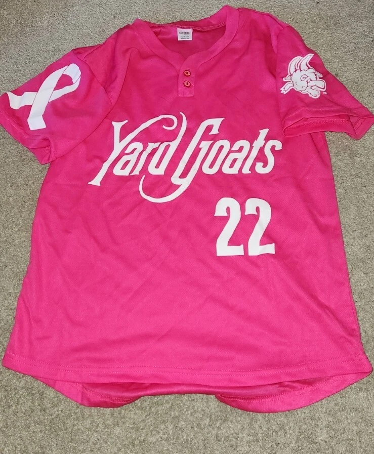 2022 Hartford Yard Goats Pink Youth Jersey XL Promotion SGA Limited Colorado  - Image 1 of 2