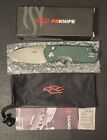 Firebird Ganzo Fh925-gb Pocket Folding Knife Button Lock D2 Steel Blade G10 New