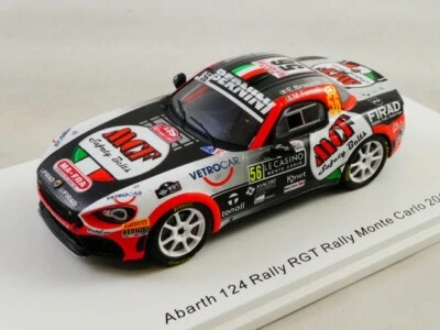 Spark Fiat 124 Abarth RGT #56 Brazzoli Rally Monte Carlo 2019 1/43 S5988 - Immagine 1 di 3