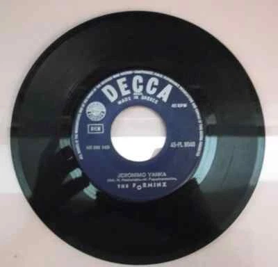 THE FORMINX - JERONIMO YANKA & DREAM IN MY HEART - DECCA LBL - MADE IN GREECE 45 — 第 1/2 张图片