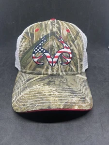 Realtree Mens Edge Cap Camo Camouflage Mesh Adjustable Hat Outdoor Hunting NWOT - Picture 1 of 4