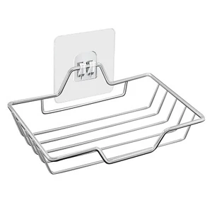 Stainless Steel Wall Mounted Soap Dish Easy Clean Bathroom Soap Holder - Picture 1 of 9