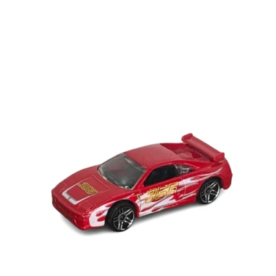 Hot Wheels Ferrari F355 Challenge Red Flames 1999 Diecast Cars 1/64 Scale Toy 2" - Image 1 of 4