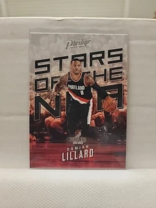 2017-18 Prestige Stars of the NBA #14 Damian Lillard Blazers - Picture 1 of 1