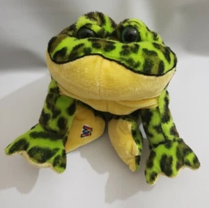 Ganz Webkinz Bullfrog Plush Realistic Stuffed Toy Green Frog No Code, 10 inch. - Picture 1 of 7
