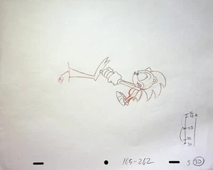 Adventures of Sonic the Hedgehog 1992 Animation Production Pencil DIC - Bild 1 von 2