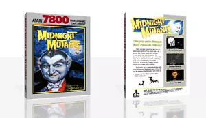 - Midnight Mutants 7800 Game Case Box + Cover Art Work only - Bild 1 von 9