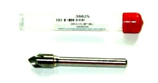 3/8" Solid Carbide Countersink 82 Degree 3 Flute Made In USA Chatterless Tool - Image 1 of 1