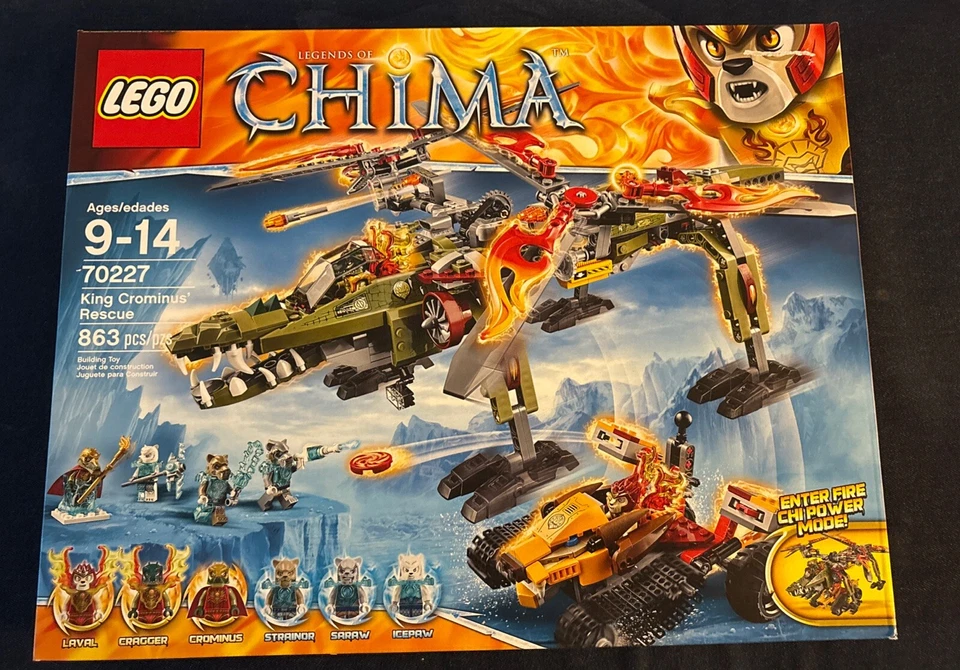 Sealed LEGO LEGENDS OF CHIMA: King Crominus' Rescue 70227! - Image 1 of 1