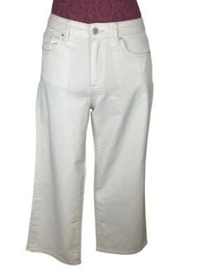 Pantalones de mezclilla para mujer Club Monaco Leileh Corp marfil venta al por menor $129 Foto 1 de 4