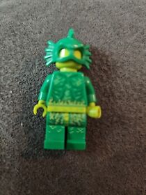 Lego Swamp Creature W/ Helmet And Spear From Monster Fighters Minifigure 