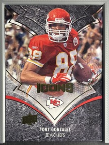 2008 Upper Deck Icons Football Tony Gonzales Kansas City Chiefs