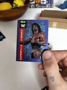 WWF 1991 Trading Card ‘superfly Jimmy Snuka’ No139 - Picture 1 of 2