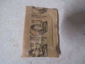 ORIGINAL VINTAGE MILITARY P38 P-38 CAN OPENER SHELBY OHIO IN ORIGINAL PACKAGE