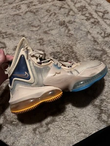 Nike Lebron 19 "Lakers Edition" Men's Pearl White Sz 7.5 - Picture 1 of 14