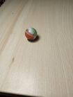 Rare Vitro Agate Chocolate Lime Patch Marble. 2 Seam. Vintage Look