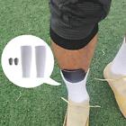 2x Mini Soccer Shin Guards, Small Protective Equipment with Socks for Adult