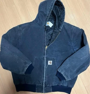 Chaqueta Carhartt Active hecha en EE. UU. años 90 Star Tag azul marino talla ... - Imagen 1 de 4