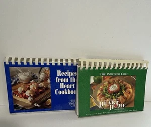 Pampered Chef Cookbooks Lot of Recipes from the Heart of Home Spiral Vtg 1999 - Picture 1 of 7