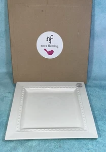 EINGESTELLT Perlen Punkte Nora Fleming K5 Quadratische Platte NEU IM KARTON - Bild 1 von 14