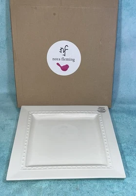 Plato cuadrado Pearl Dot Nora Fleming K5 RETIRADO NUEVO EN CAJA Foto 1 de 4