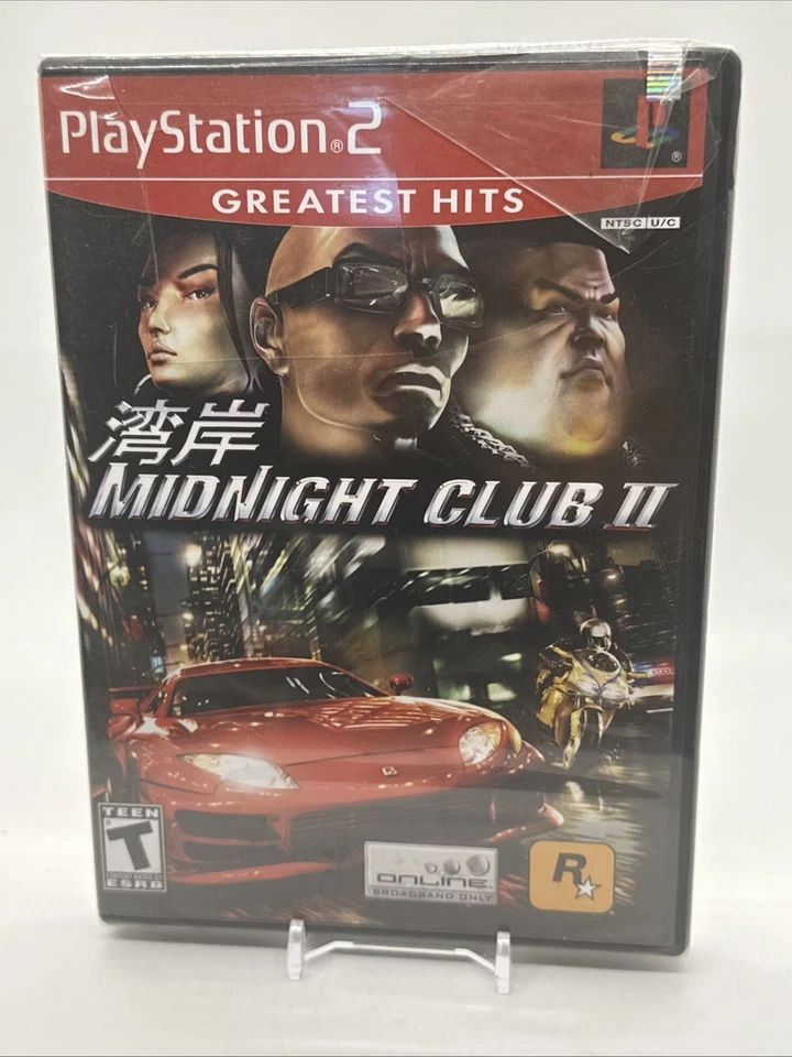 Midnight Club II (Playstation 2 PS2) NEW SEALED  Greatest Hits READ! - Image 1 of 4
