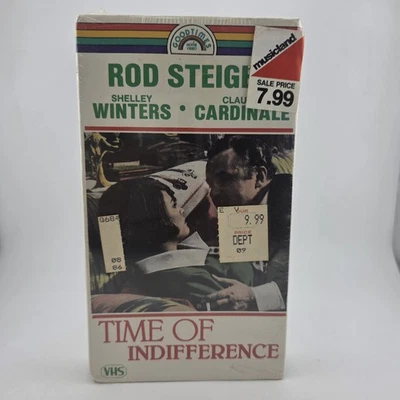 Time Of Indifference VHS - Sealed - Italian Drama '64 Steiger Claudia Cardinale - Image 1 of 4