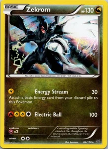 Zekrom 64/108 XY - Roaring Skies NM Holo Pokemon TCG - Foto 1 di 2