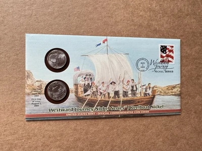 US 2005 Commemorative Coin Cover(F) +Keelboat Nickel +Westward Journey Series - Image 1 of 2