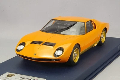 LOOKSMART LSMH01 1/18 LAMBORGHINI MIURA P400 GENEVA MOTOR SHOW 1966 Orange 1:18 - Image 1 of 4