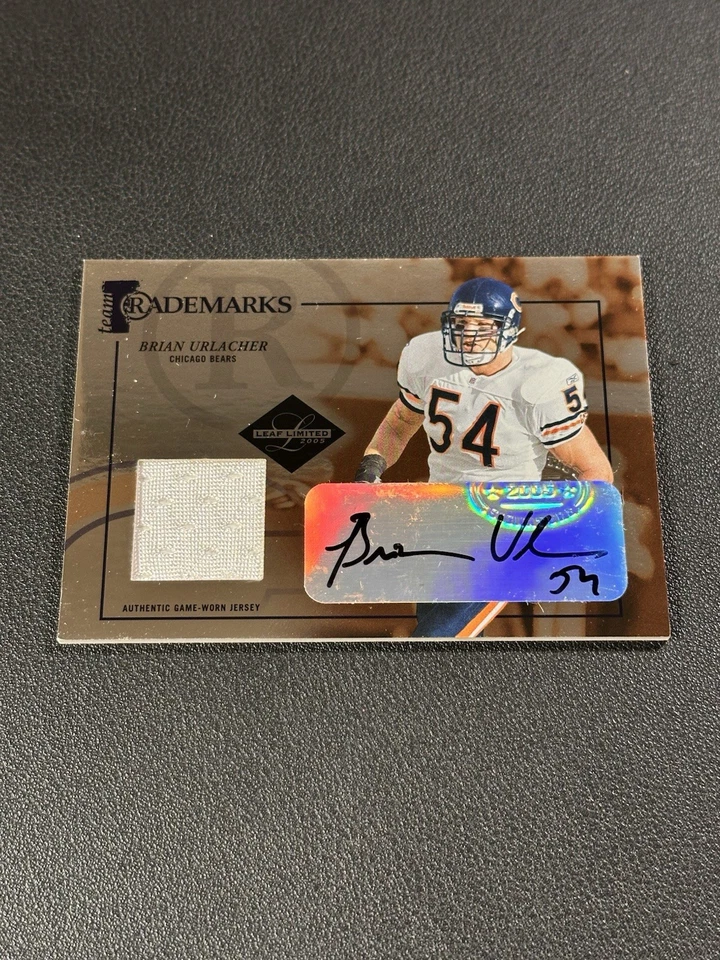 Leaf Limited 2005 #TT35 Brian Urlacher parche automático equipo marcas comerciales/25 Foto 1 de 1