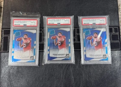 Donruss Optic #177 Patrick Mahomes II Rated Rookie (RC) 2017 PSA 10 *Nuevo certificado* Foto 1 de 2