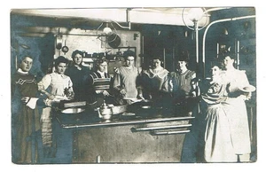 Cartolina Friburgo Brisgovia (timbro postale) - scuola di cucina Landfrauen? - Bagno Sud 1906 - Foto 1 di 2