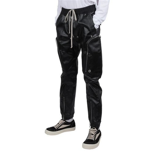 Pantaloni cargo Rick Owens Bauhaus rivestiti in denim 125680726