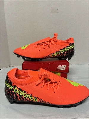 New Balance Furon V7 Dispatch FG Soccer Men 10.5 Woman 12 Orange/Black/Green - Image 1 of 4