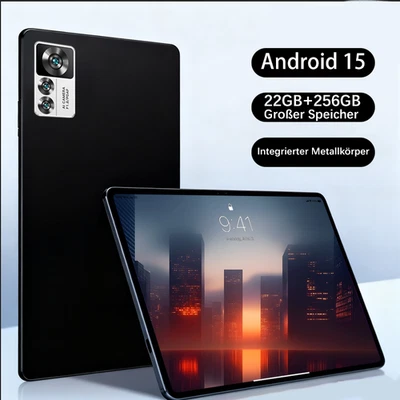 2025 Neuest Tablet Android 15 10.1 Zoll 22GB+256GB 8Core 5G WiFi Google Store - Bild 1 von 4