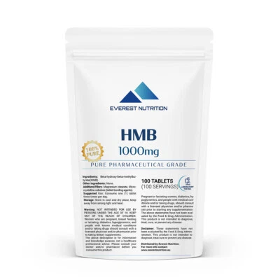 COMPRIMÉS HMB 1000 mg, ANTICATABOLIQUE, MASSE CORPORELLE LEAN, RÉGÉNÉRATION