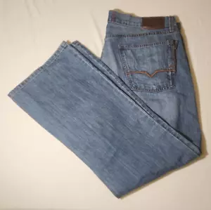 Vintage Guess Jeans Herren blau Denim schmal gerade Del Mar Passform Baumwolle Größe 36X32 - Bild 1 von 5