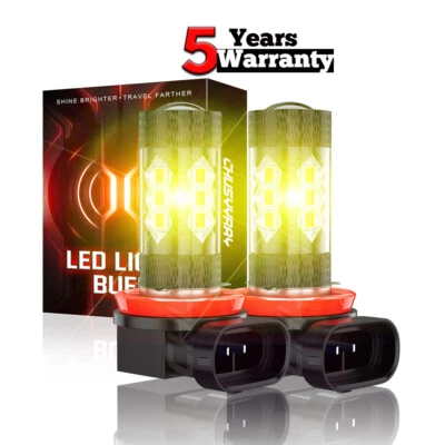 Para Honda Fit 2007-2019 Amarillo Dorado LED Luz Antiniebla 2x Bombillas Kit Conversión Lámpara Foto 1 de 4