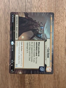 Star Wars Unlimited TCG - SWU - Cade Bane Hyperspace - NM Cond - Picture 1 of 1