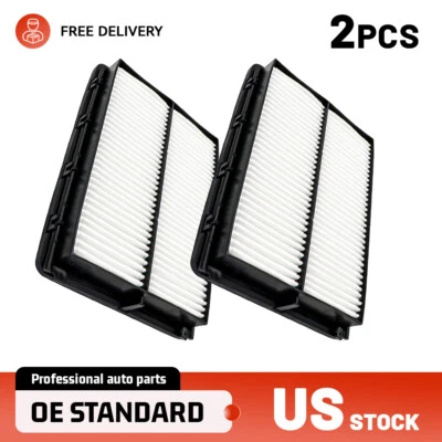 2pcs Engine Air Filters For 2017-2018 Hyundai Santa Fe Sport Kia Sorento Sedona - Image 1 of 4