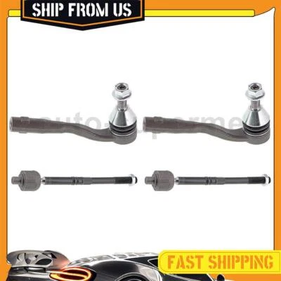 For Mercedes-Benz ML63 AMG 2012-2015 4x Steering Tie Rod End Front Inner Outer - Image 1 of 4