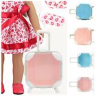 Dolls Accessories Mini Portable Suitcase Miniature Luggage Doll Trolley Trunk
