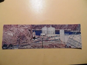 Hoover Dam Boulder City Nevada Vintage übergroße Postkarte 50er Jahre - Bild 1 von 2