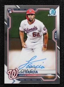 2021 Bowman Chrome Rookie Auto Luis Garcia #CRA-LG Rookie Auto RC