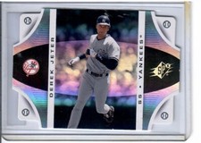 Derek Jeter SPx Die cut card 2008