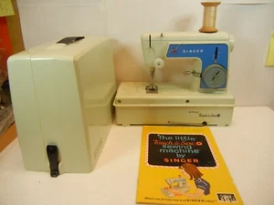 VTG LITTLE TOUCH & SEW SEWING MACHINE BY SINGER 60A3 UNTESTED W ORIGINAL BOX - Picture 1 of 17