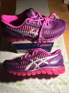 NEW! Asics Women's Gel Quantum 360 Plum Lightning Pink Glow Running Shoes 10 M - Picture 1 of 15