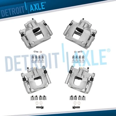 Front & Rear Disc Brake Calipers w/ Bracket for 2008 - 2017 Jeep Wrangler Nitro - Image 1 of 4