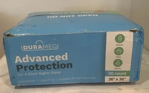 Chucks Pads [50-Pads] Underpads 36x36 Bed & Pee Pads | Puppy Pads | Chux Pads - Picture 1 of 22